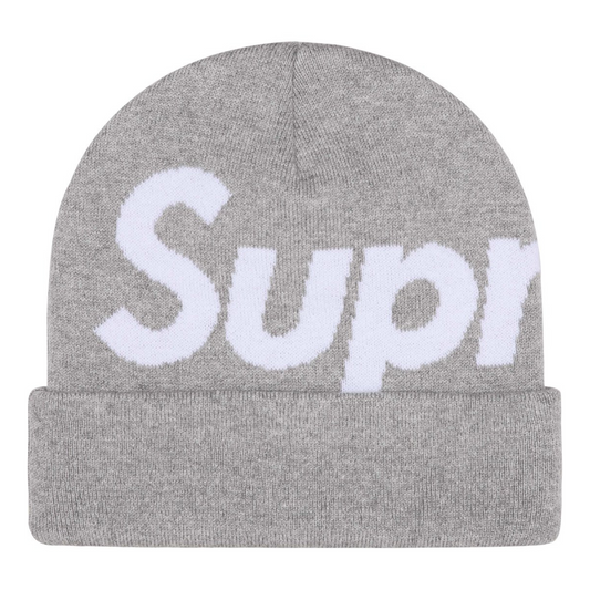 Supreme Big Logo Beanie (FW24)(Grey)