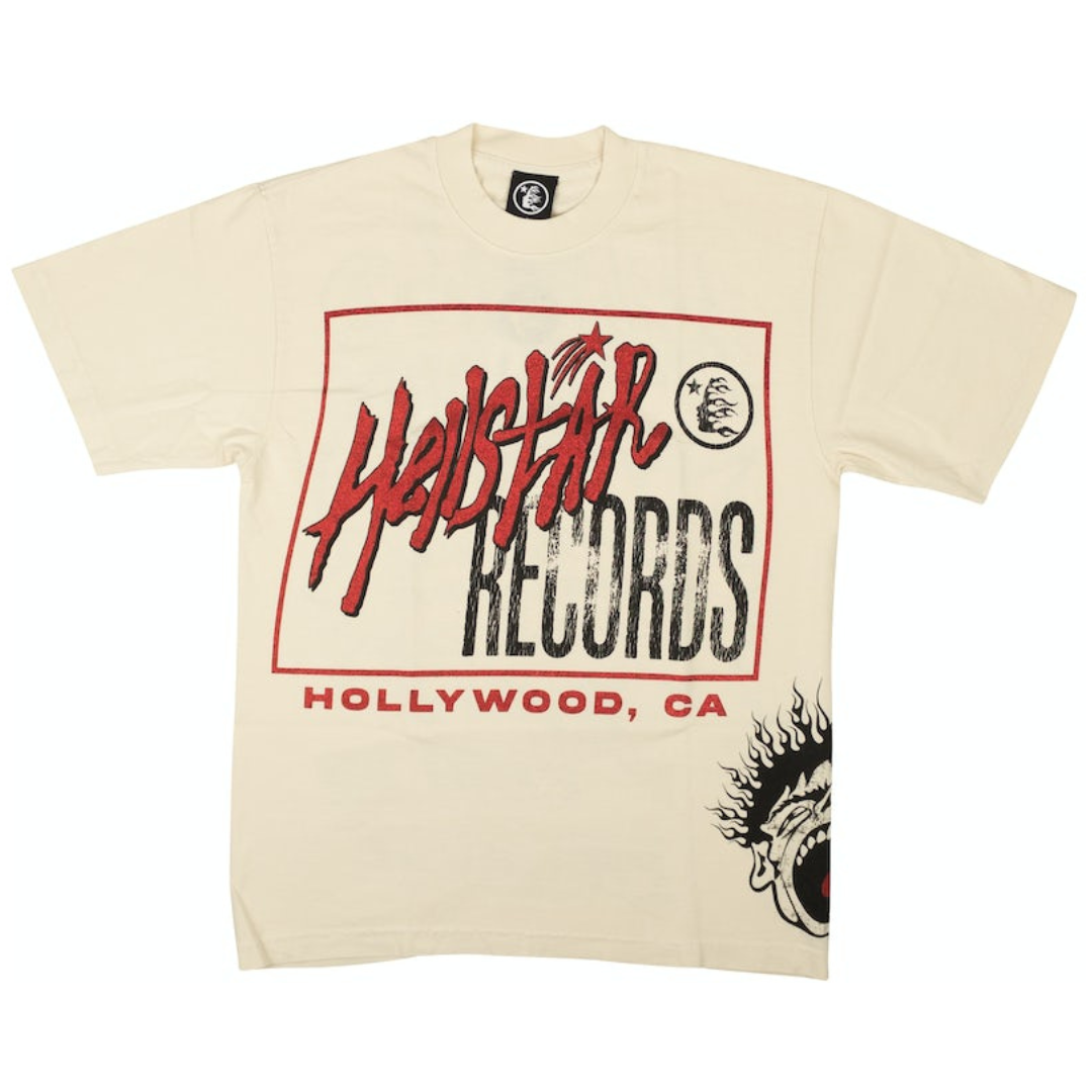 HellStar Records Tee (Off White)
