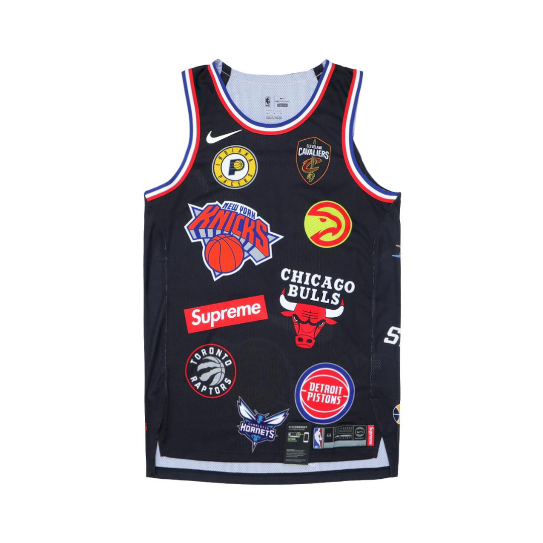 Supreme Nike/NBA Teams Authentic Jersey (Black)