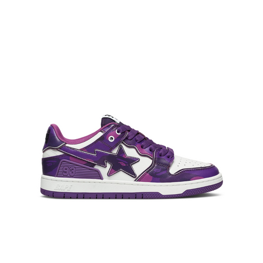 A Bathing Ape Bape SK8 Sta #1 M2 Purple Camo