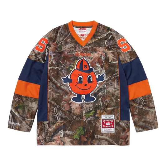 Supreme Mitchell & Ness NCAA Hockey Jersey ( Syracuse Woodland Camo)