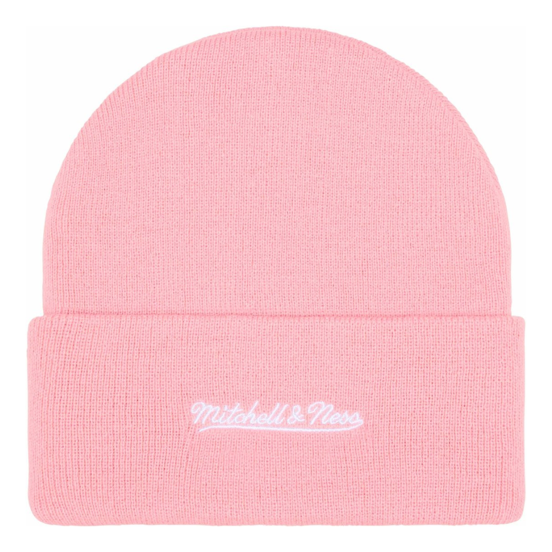 Supreme Mitchell & Ness NCAA Beanie (UNC Pink)