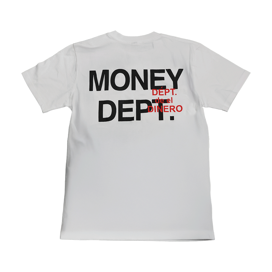 Money Dept DDED Tee (White/Black/Red)(Valentines Day Exclusive)