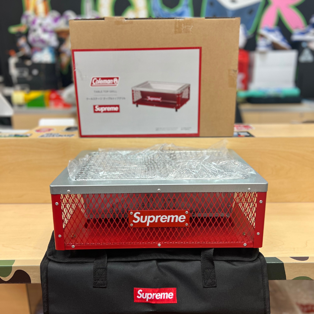 Supreme Coleman Charcoal Grill (Red)