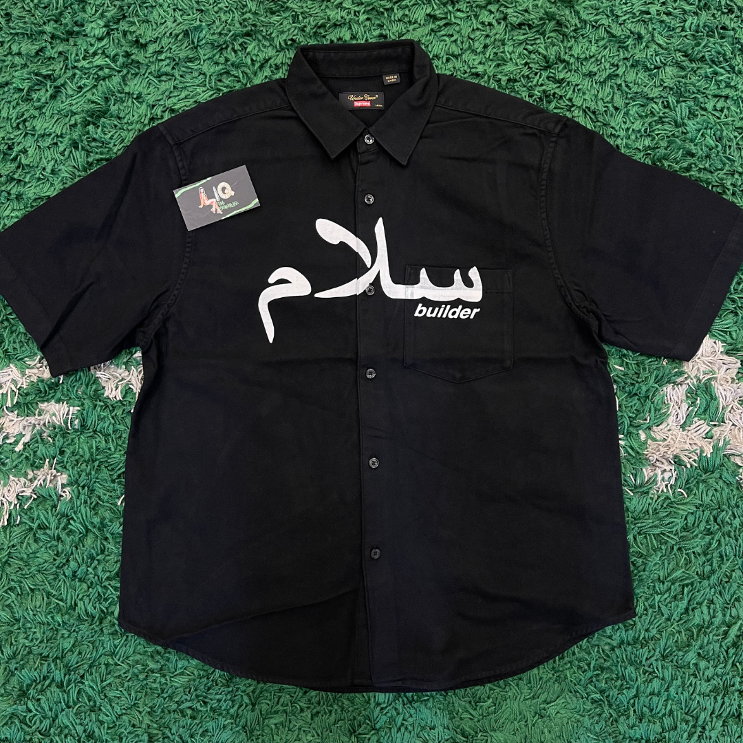Supreme Undercover Short Sleeve Flannel Shirt (Black)