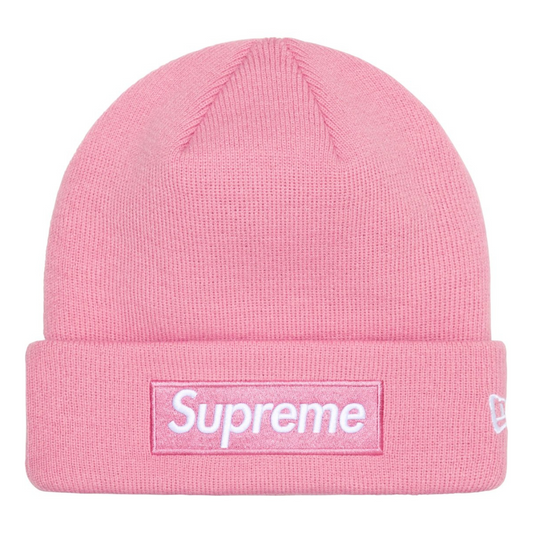 Supreme New Era Box Logo Beanie (FW24) (Pink)