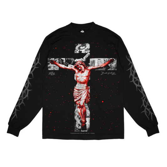 Evil Vice Forgiven Vice Long Sleeve Tee (Black)