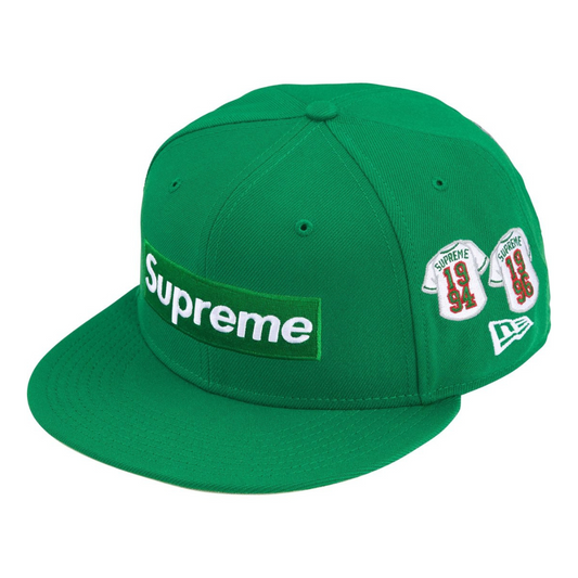 Supreme Jerseys Box Logo New Era Fitted (Green)