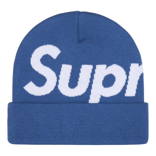 Supreme Big Logo Beanie (FW24)(Blue)