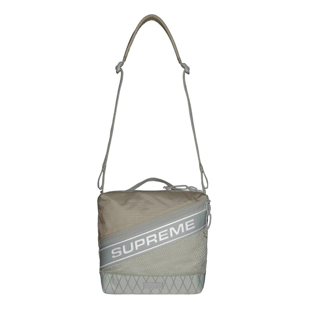 Supreme Logo Shoulder Bag (White)