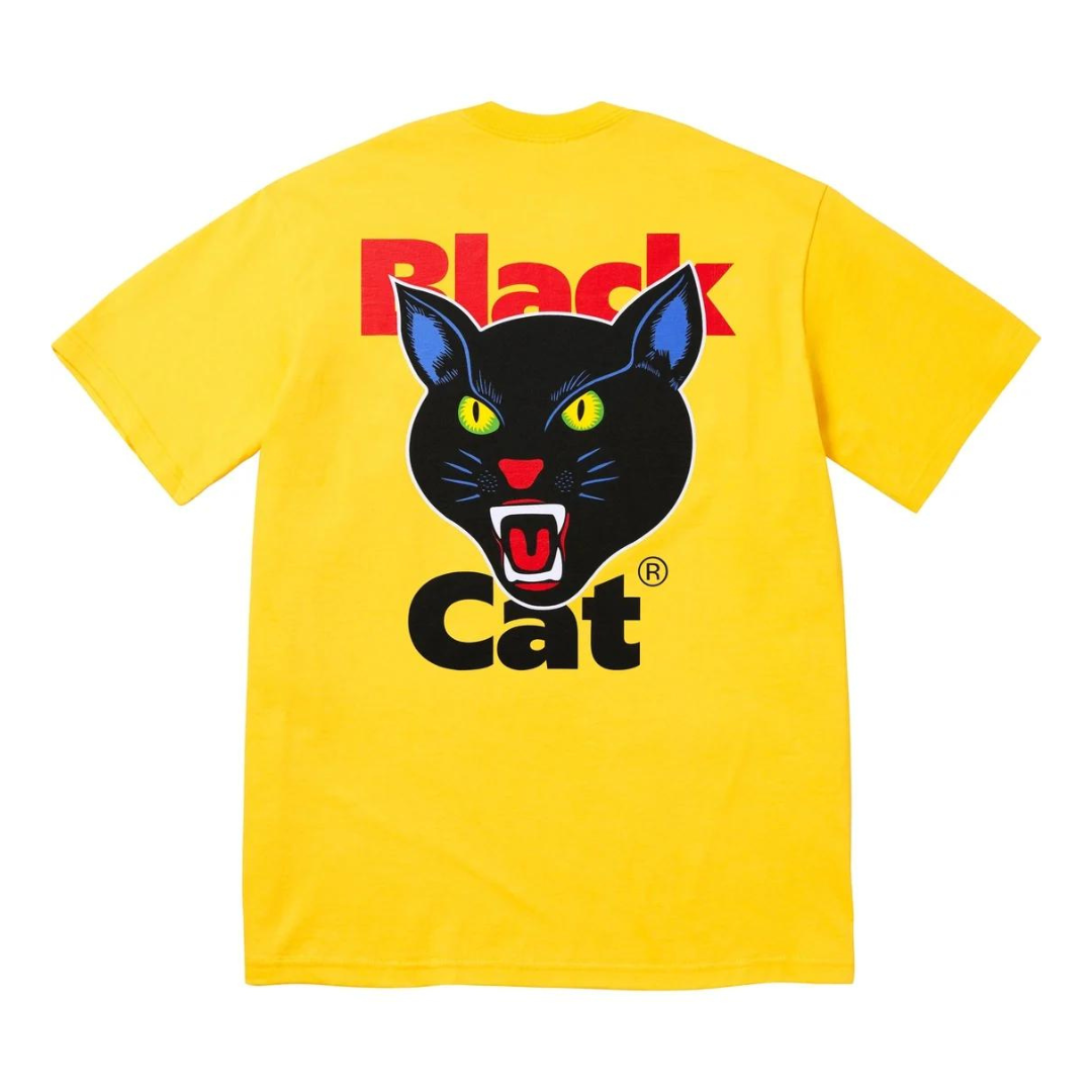 Supreme Black Cat Tee (SS24)(Yellow)