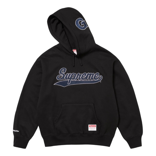 Supreme Mitchell & Ness NCAA Hooded Sweatshirt (Georgetown Black)