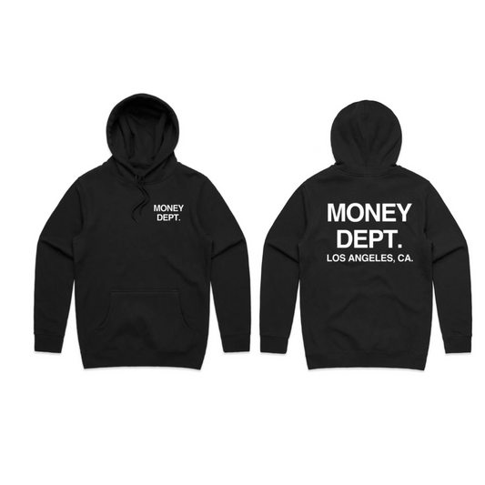 Money Dept Hoodie (Black/White)