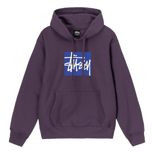 Stussy Stock Box Hoodie (Grape)