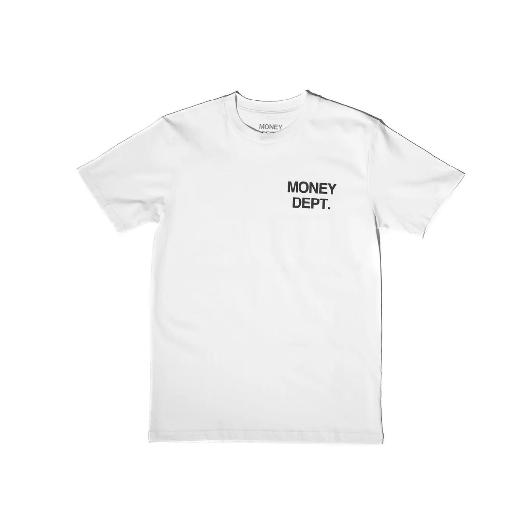 Money Dept Puff Print Tee (White/Black)