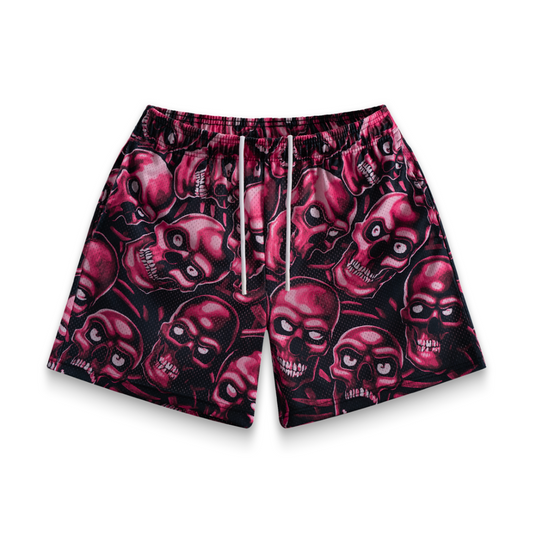 Bravest Studios Skully Shorts (Red)