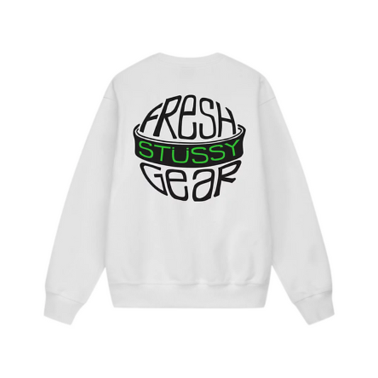 Stussy Fresh Gear Crewneck (White)