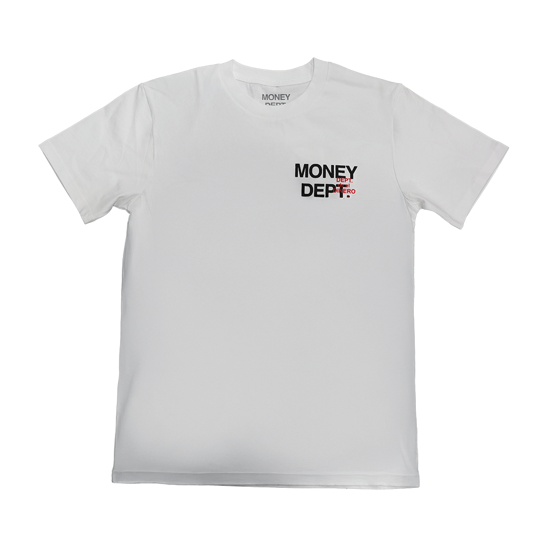 Money Dept DDED Tee (White/Black/Red)(Valentines Day Exclusive)