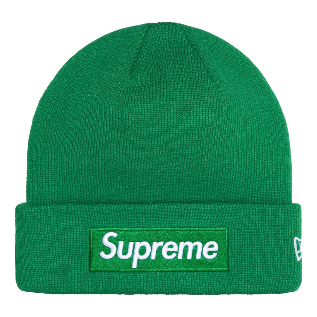 Supreme New Era Box Logo Beanie (FW24)(Green)