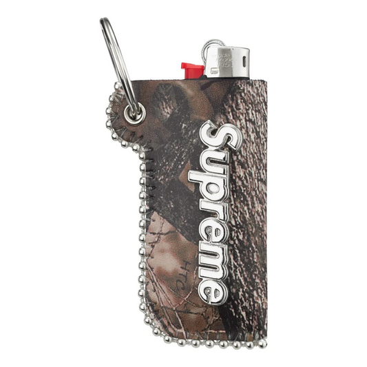 Supreme b.b. Simon Leather Lighter Case Keychain TrueTimber HTC Fall (Camo)