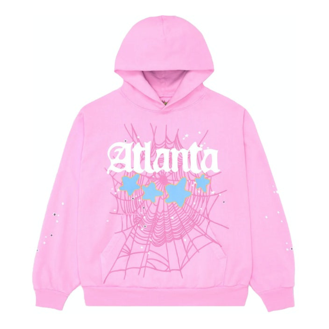 Sp5der Atlanta Hoodie (Pink)