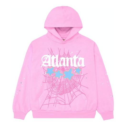 Sp5der Atlanta Hoodie (Pink)