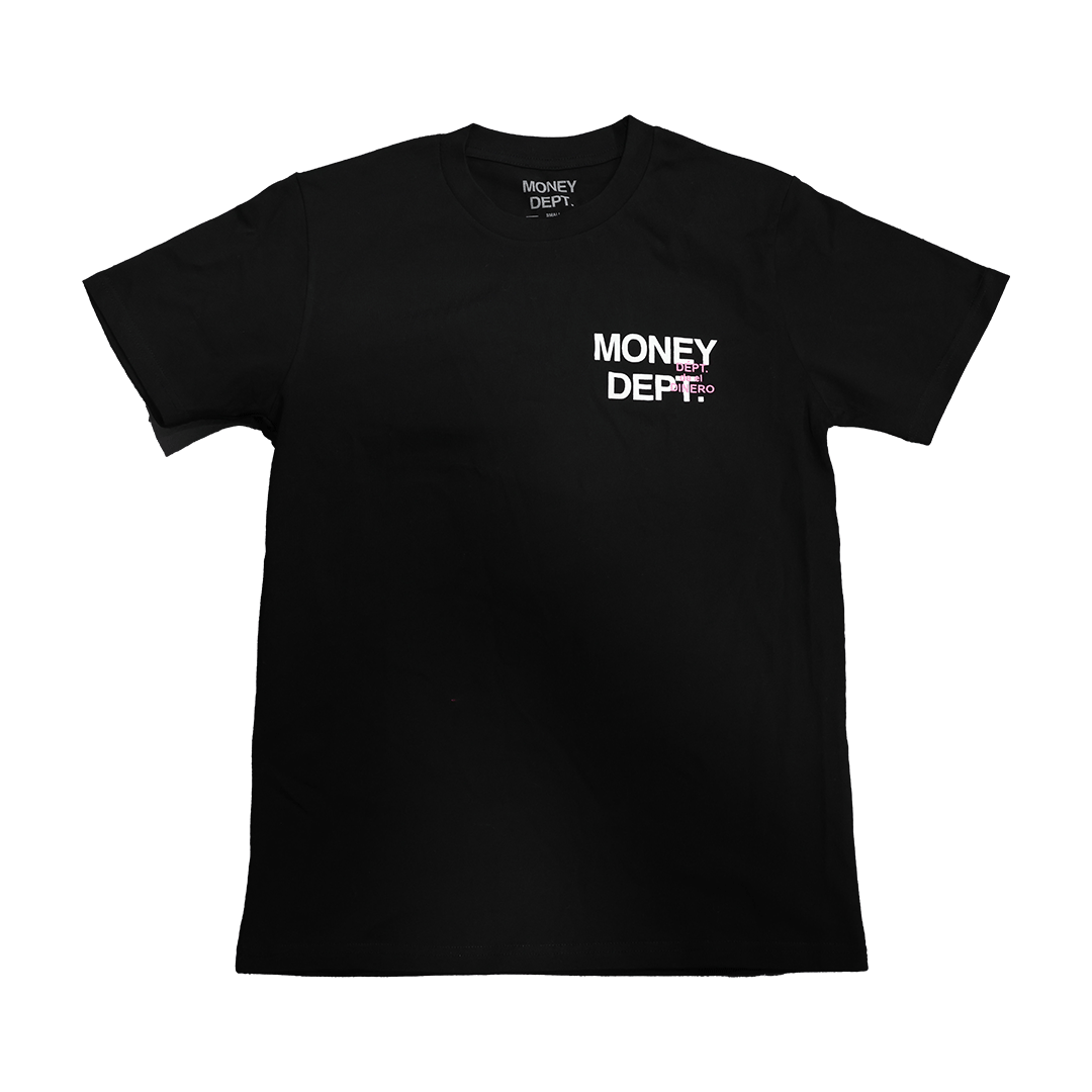 Money Dept DDED Tee (Black/White/Pink)(Valentines Day Exclusive)