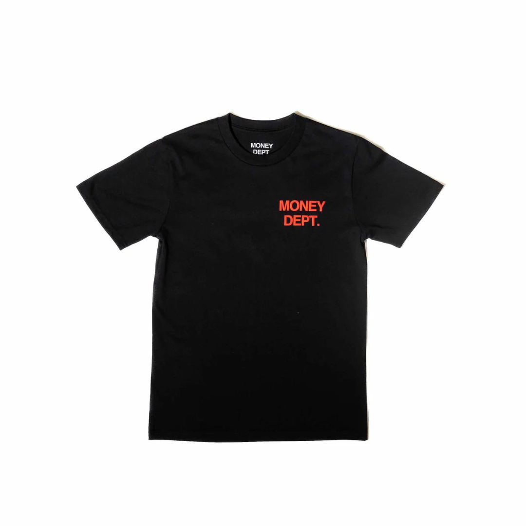 Money Dept Puff Print Tee (Black/Red)