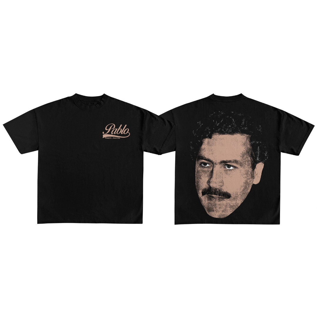 Stars Never Fall Pablo Escobar Tee (Black)