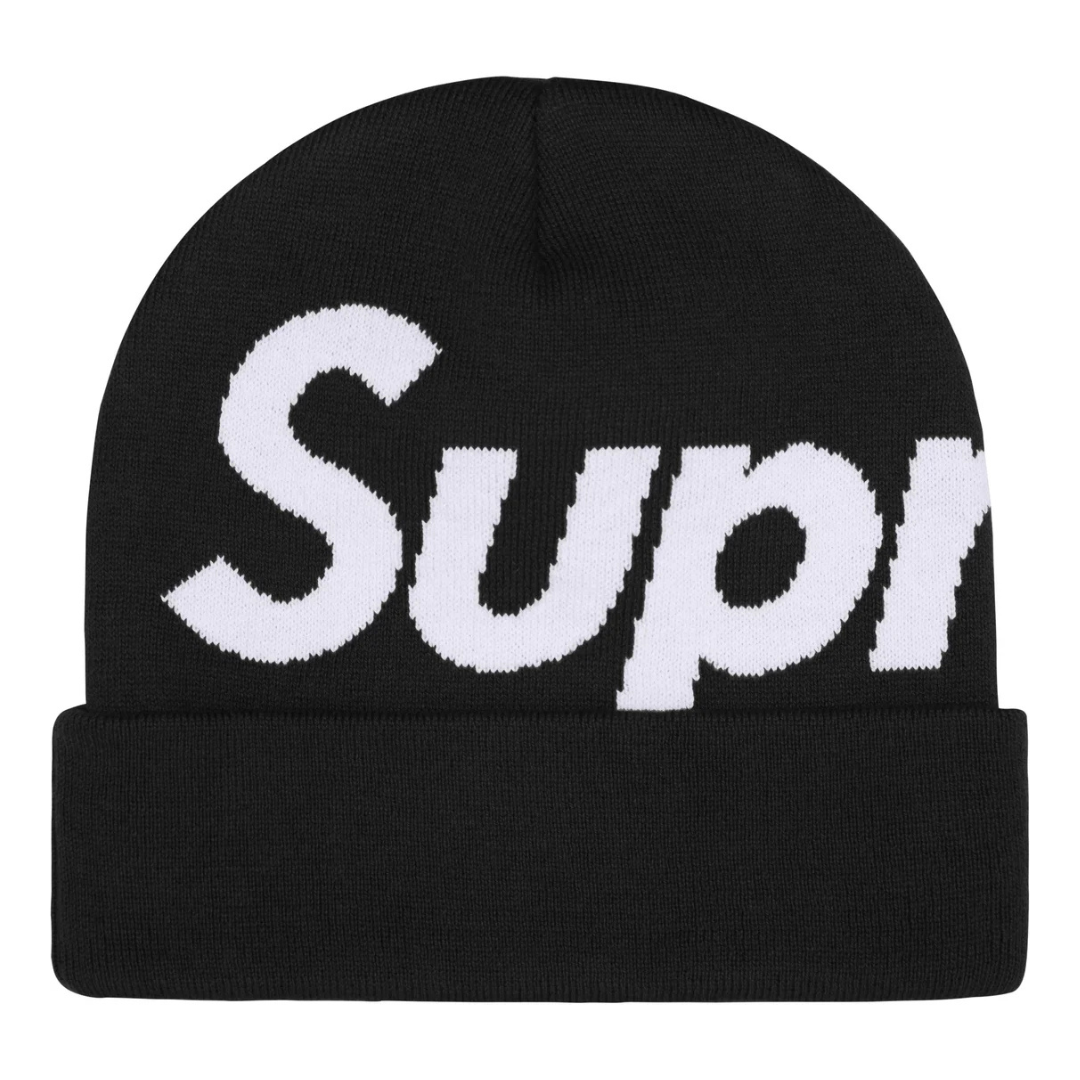 Supreme Big Logo Beanie (FW24)(Black)