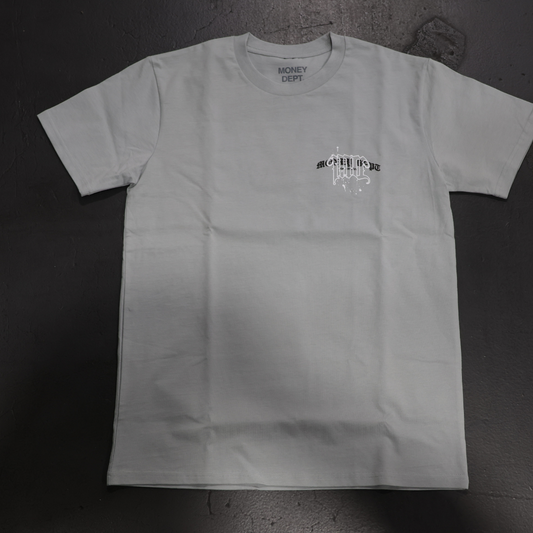 Money Dept Monogram Tee (Grey/White)