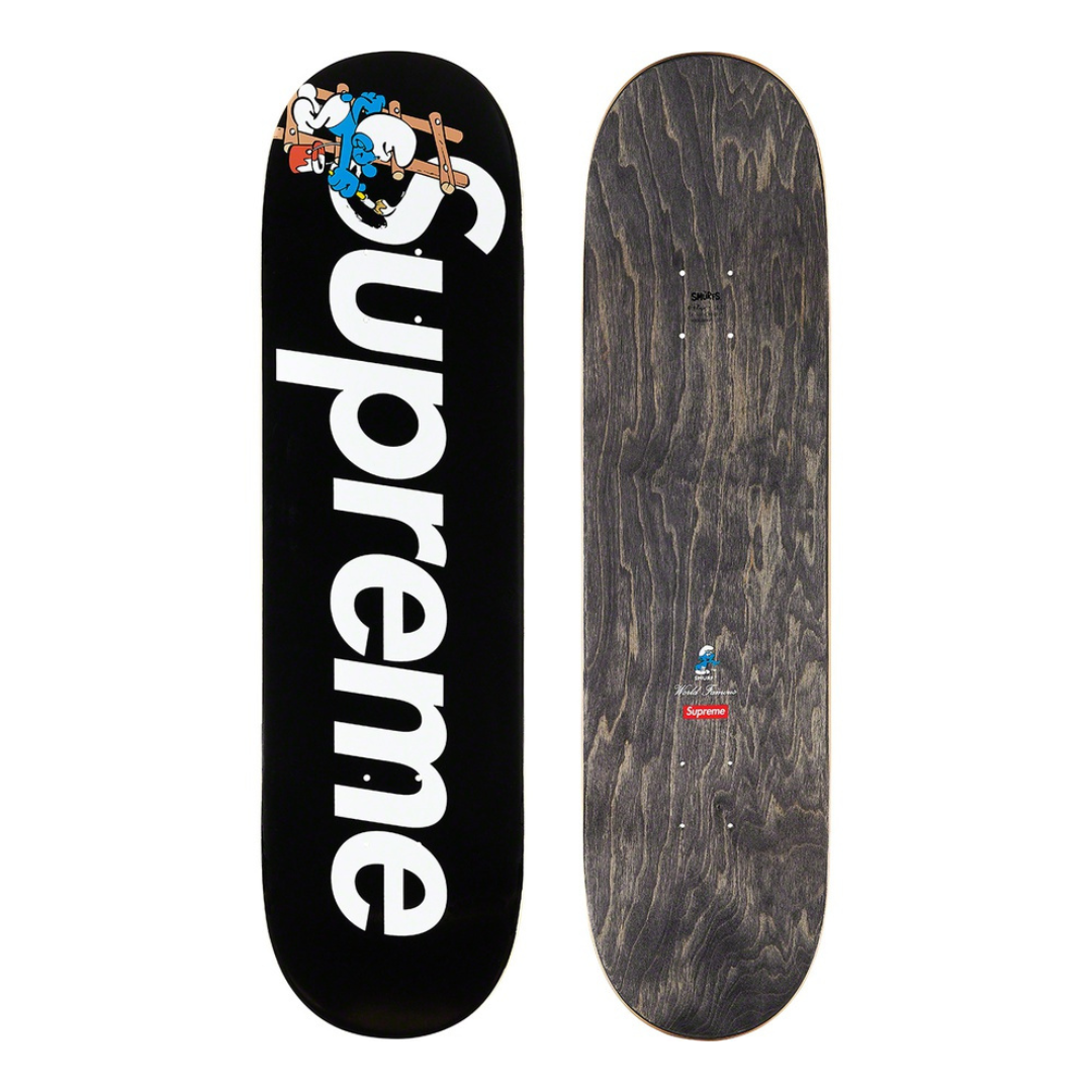 Supreme Smurfs Skateboard (Black)