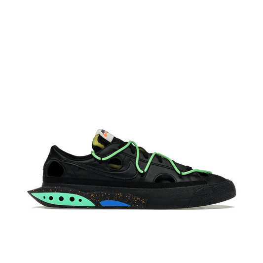Nike Blazer Low Off-White (Black Electro Green)