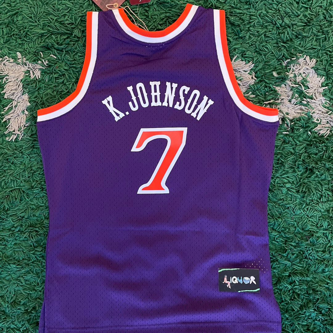 NBA Dark Jersey Suns 1998 Kevin Johnson