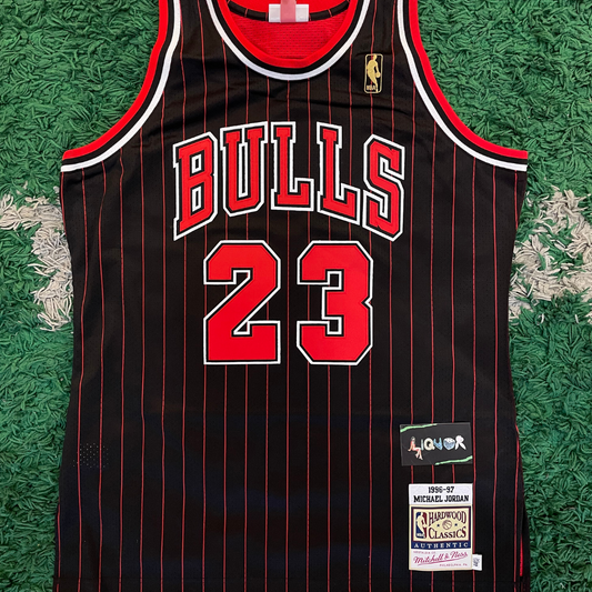 NBA Authentic Alternative Jersey Bulls 96 Michael Jordan