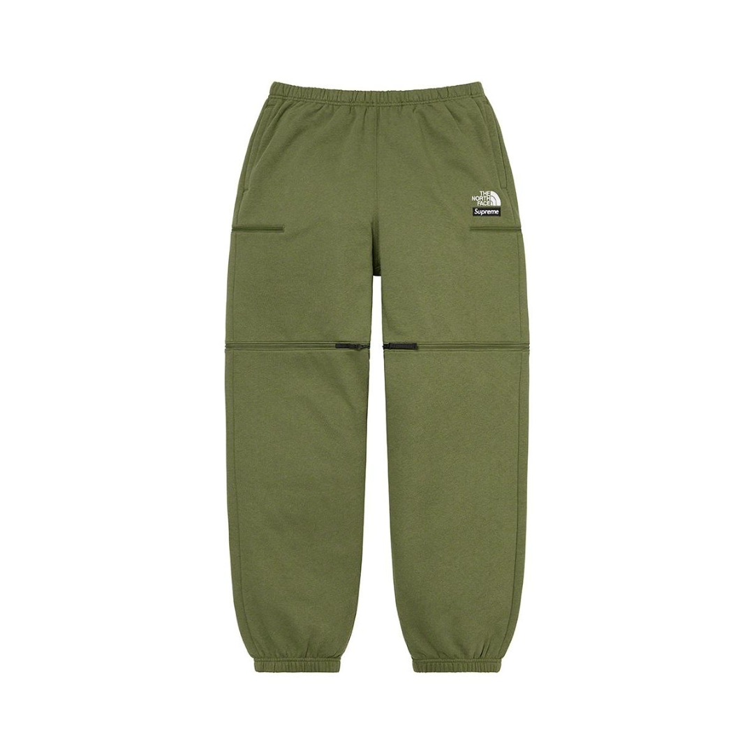 Supreme The North Face Convertible Sweatpant (Olive)