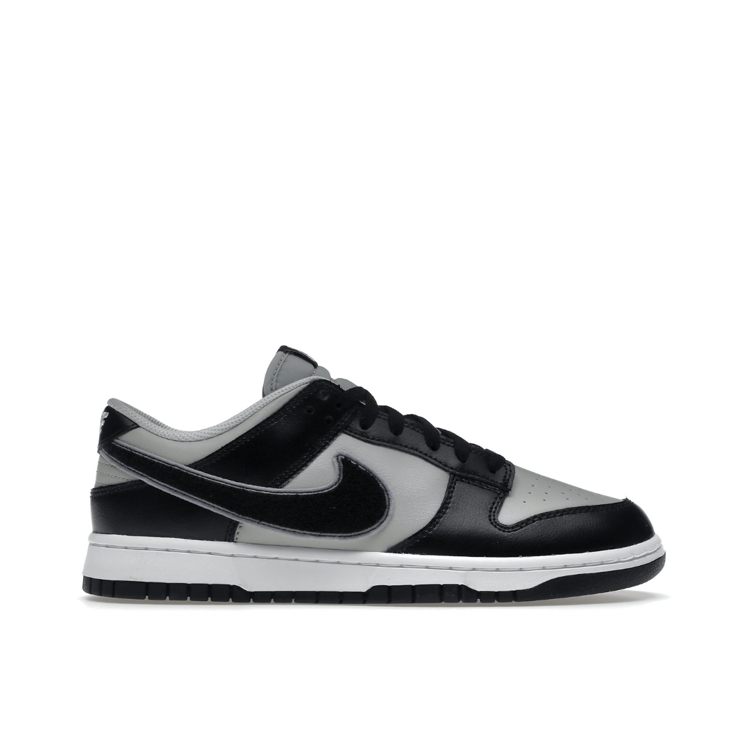Nike Dunk Low Chenille Swoosh (Black/Grey)