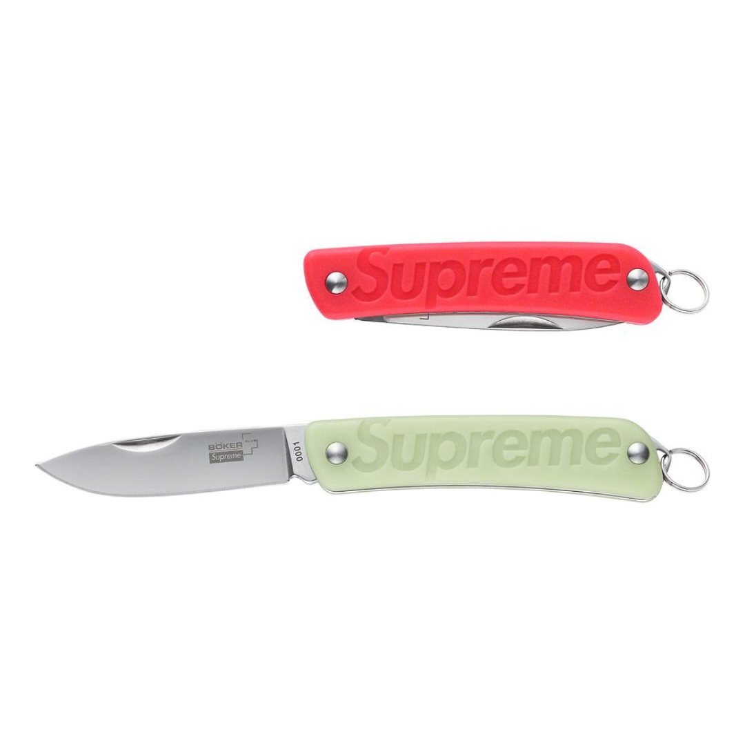 Supreme/Boker Glow-in-the-Dark Keychain Knife