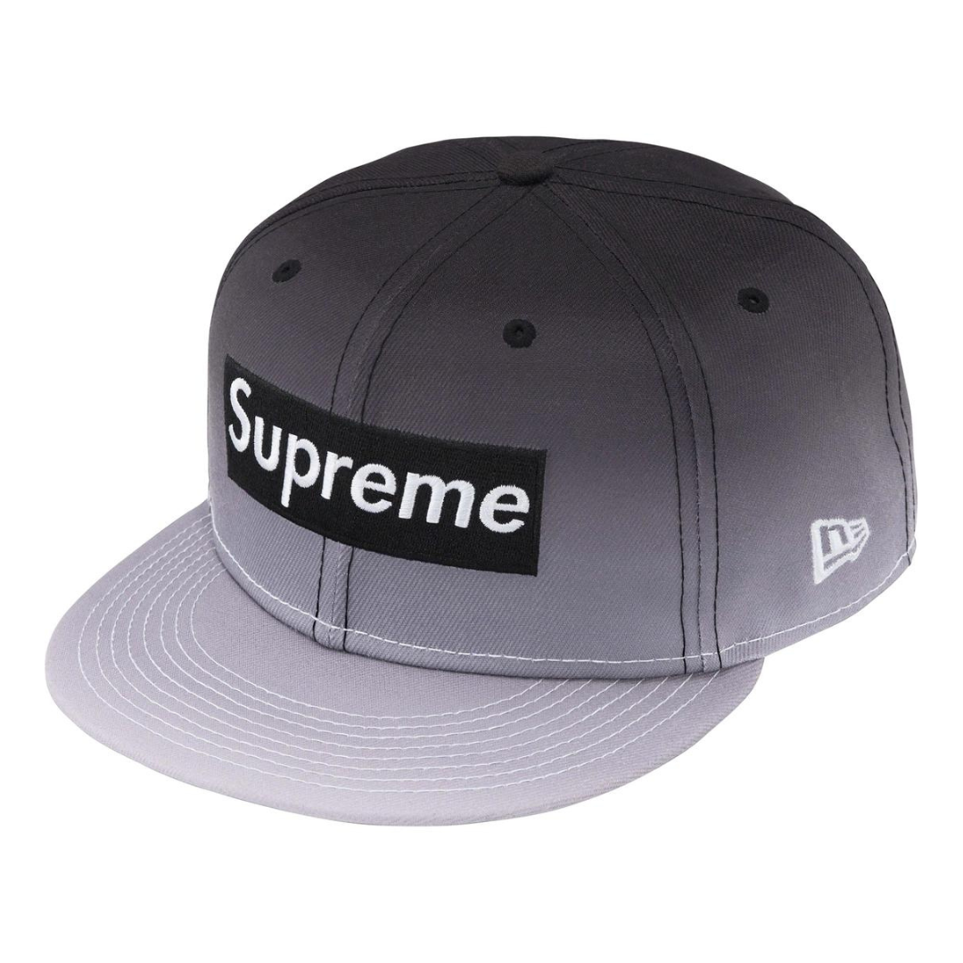 SUPREME FITTED HAT 7 5/8 GONZ NEW ERA LOGO NEW DS NWT BLACK OOP RARE LOOK