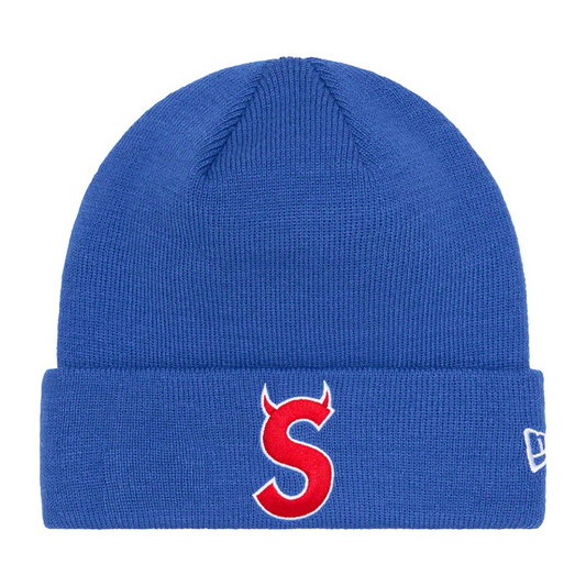 Supreme New Era S Logo Beanie (Royal)