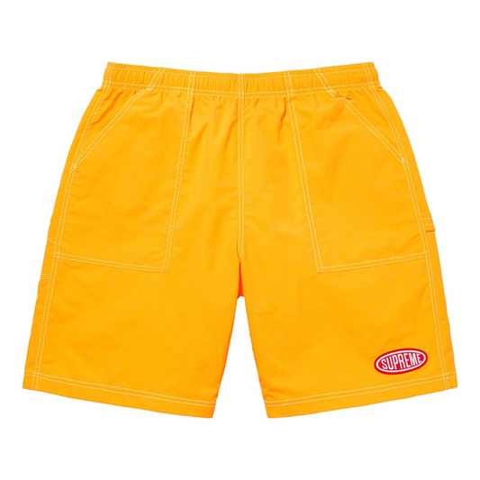 Supreme Nylon Painter Shorts (Yellow)