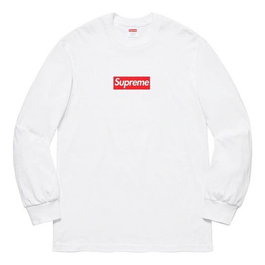 Supreme Box Logo L/S Tee (White)