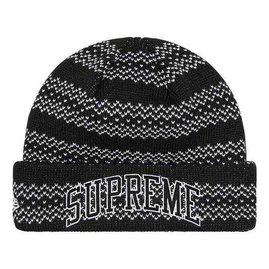 Supreme New Era Split Beanie (Black)