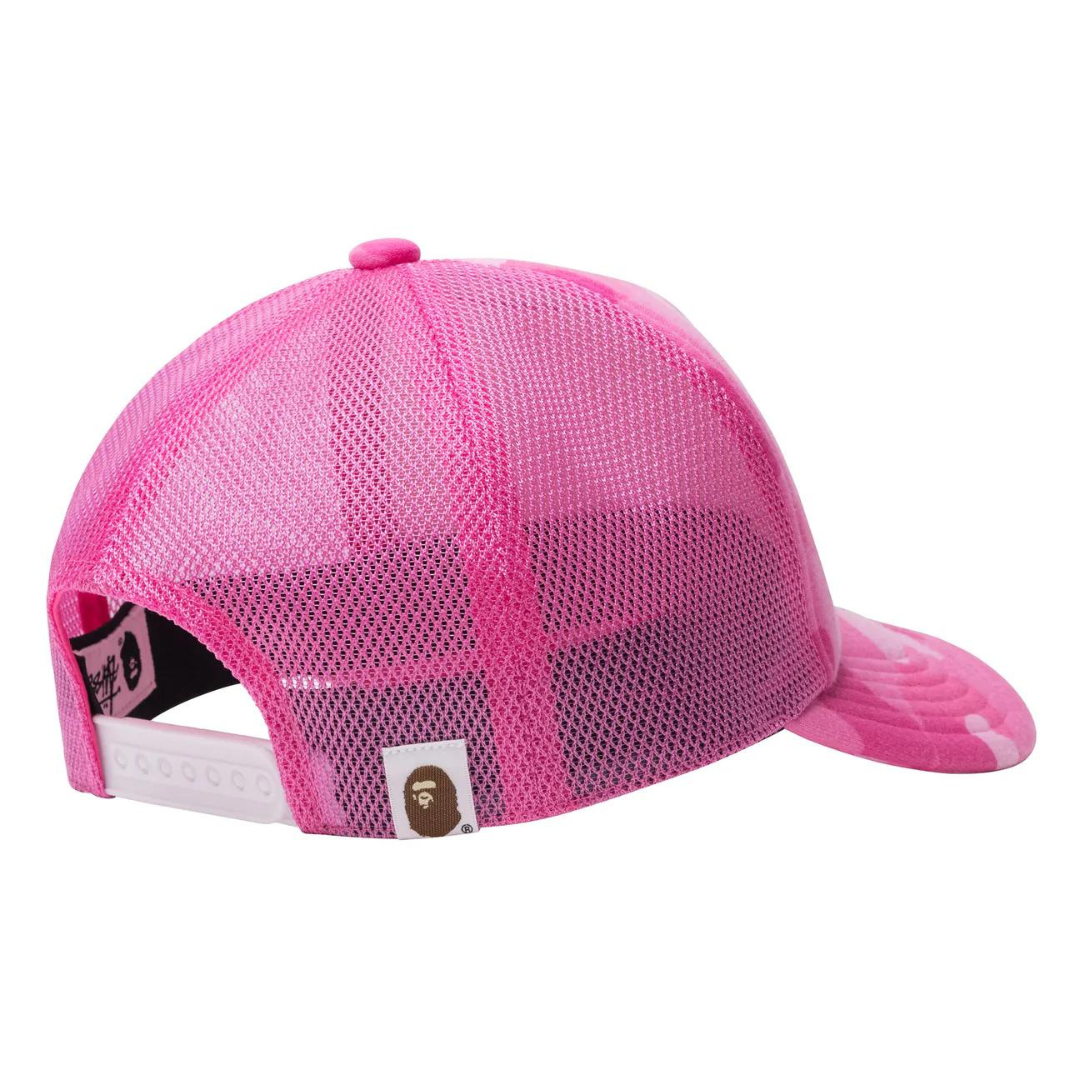 Stussy and Bape Trucker Hat (Pink)