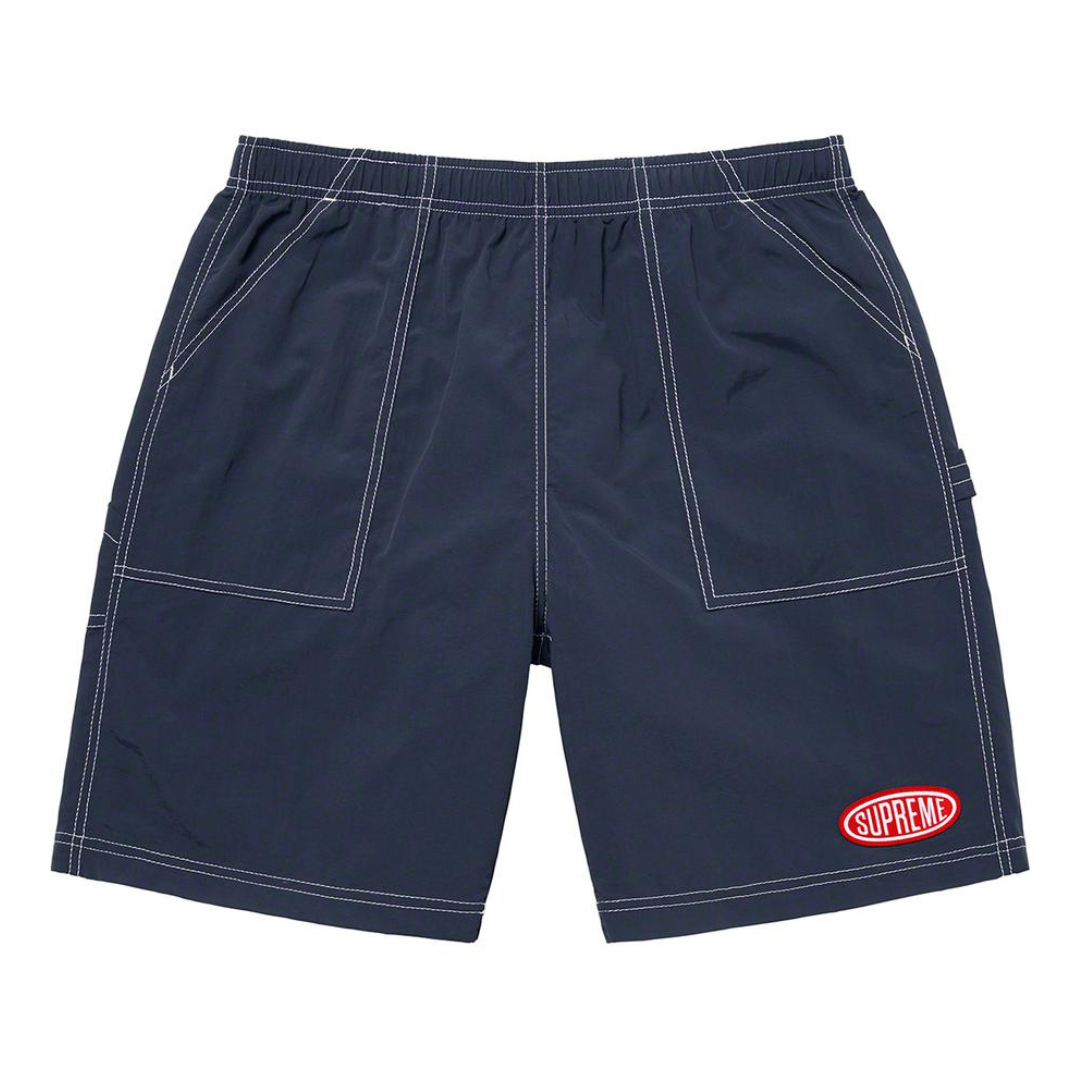 Supreme Nylon Painter Shorts (Navy)