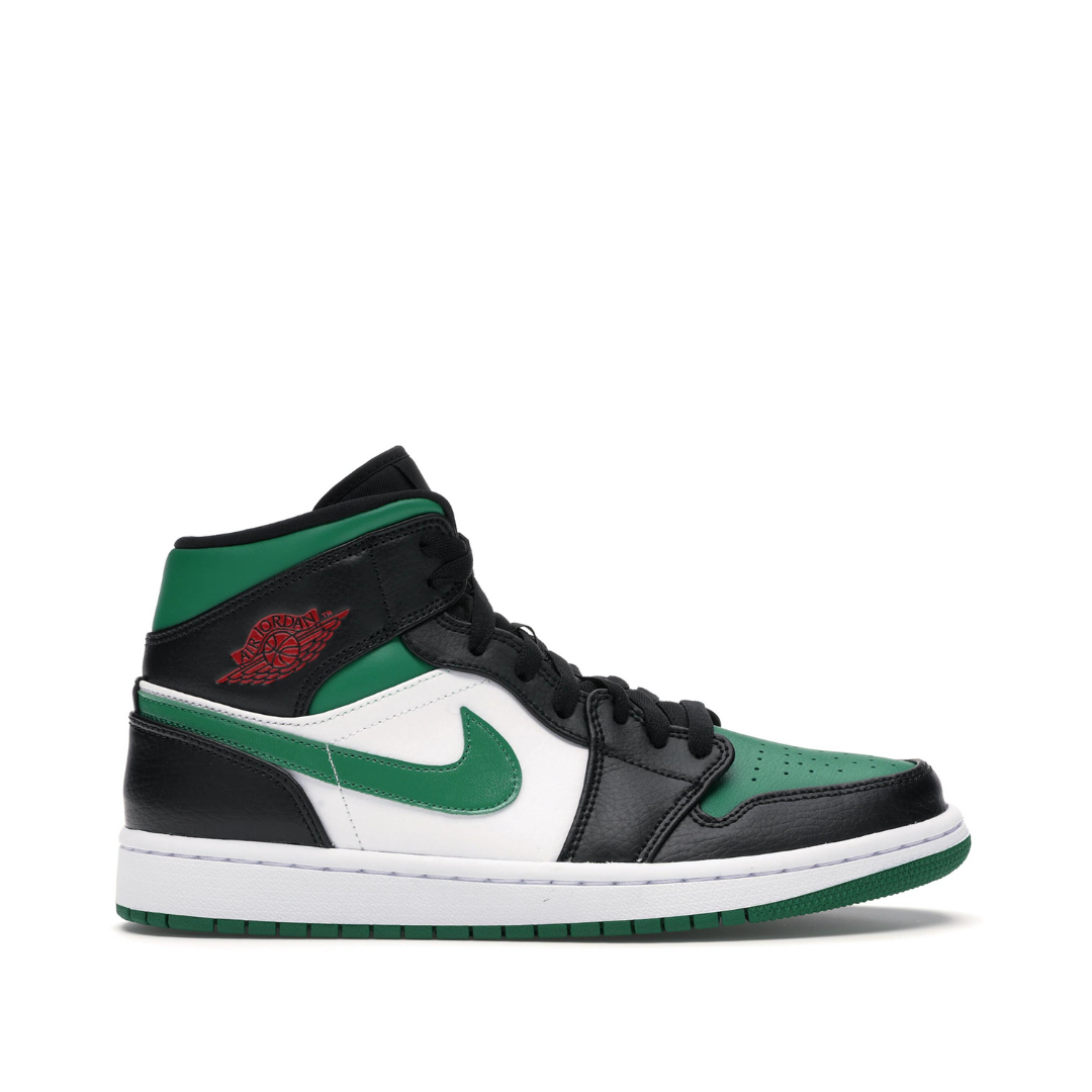 Air Jordan 1 Mid Green Toe