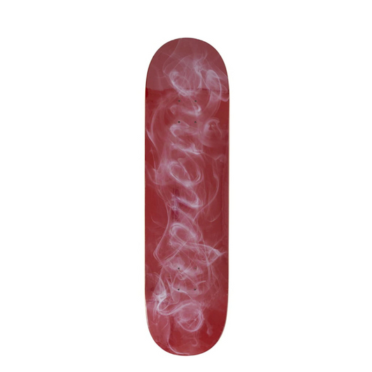 Supreme Smoke Skateboard Deck (Red)